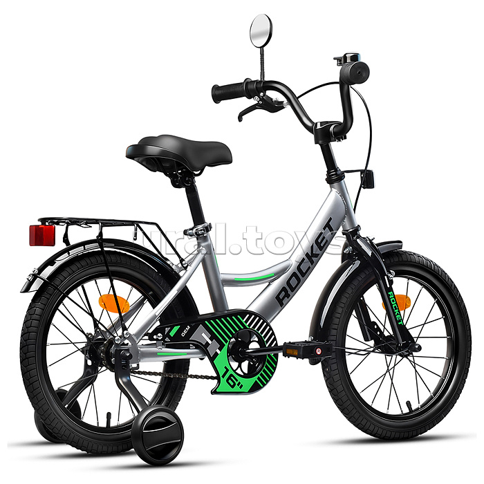 Велосипед 16" Rocket Gem, цвет серый