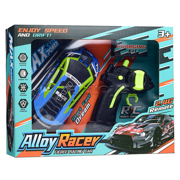 Машина "Молния-2"  р/у, 27 MHz. в коробке