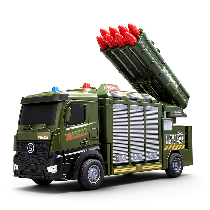 Машина "Мамонт" (свет, звук) в коробке