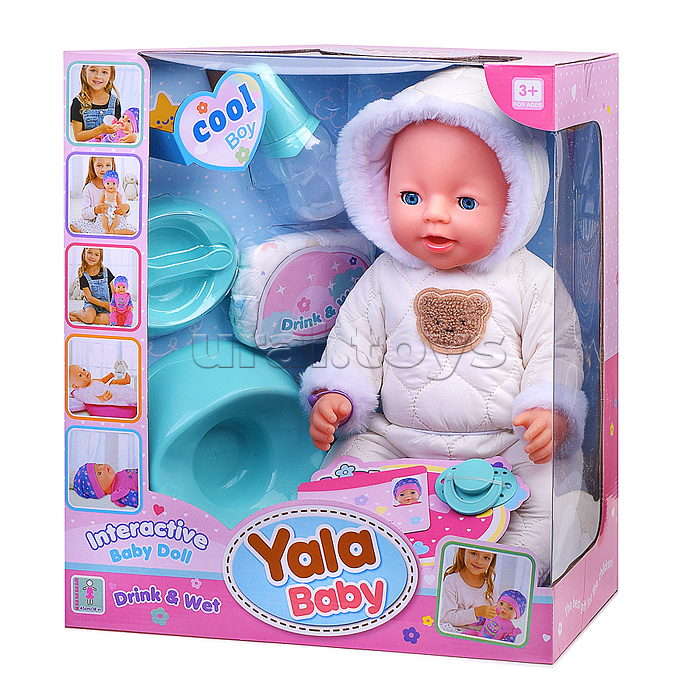 Пупс с аксессуарами "Лианочка" в коробке