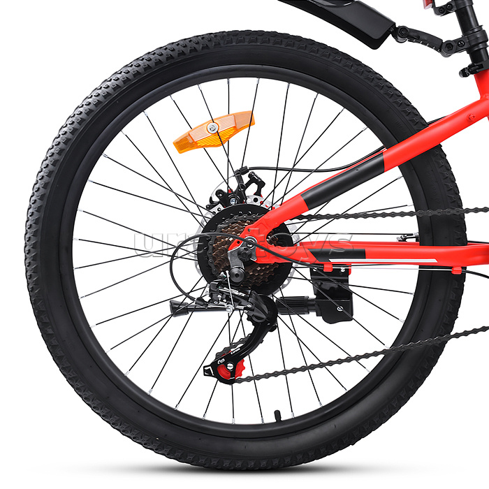 Велосипед 24" Rocket Ranon 24, цвет красный, размер 11"