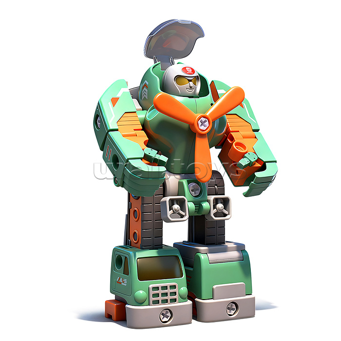 Конструктор "Робот" с отверткой, в коробке