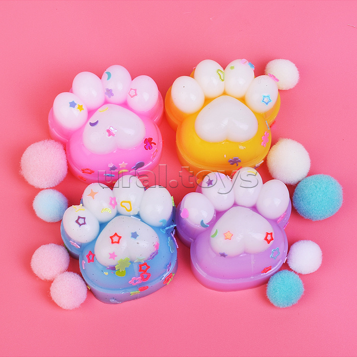 Игрушка-антистресс "Лапка котика"