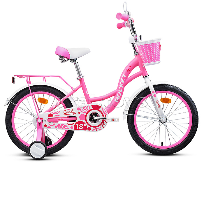 Велосипед 18" Rocket Candy, цвет розовый