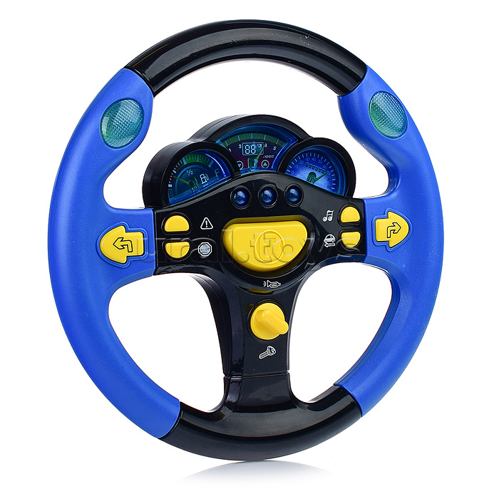 Руль "Я Водитель!" на батарейках, в пакете