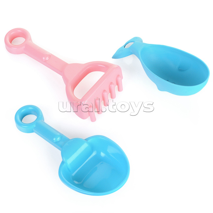 Набор песочный "Африка №14" (сито + 4 формочки + лопатка + грабли)