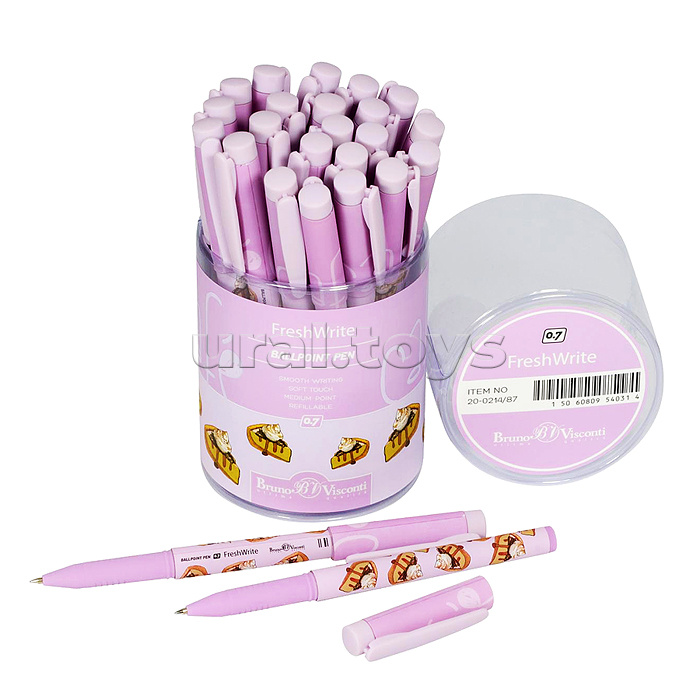 Ручка "FreshWrite. Кофемания. Чизкейк" шариковая 0.7 мм, синяя Ручка "FreshWrite. Кофемания. Чизкейк" шариковая 0.7 мм, синяя