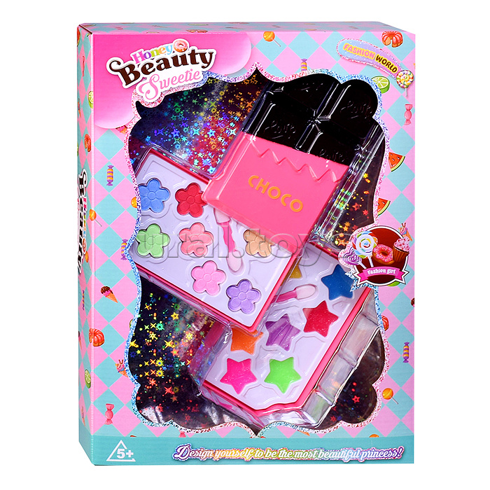 Набор детской косметики "Плитка шоколада" в коробке