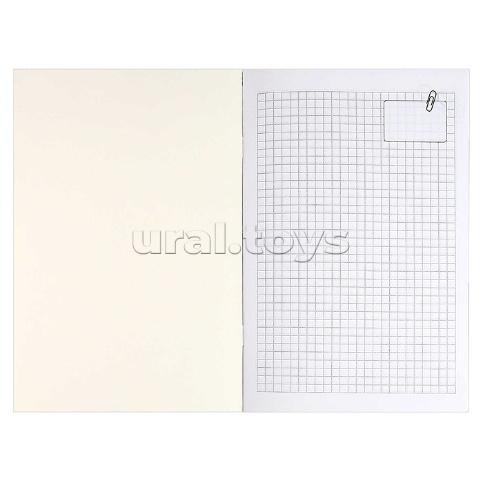 Тетрадь 32 л. клетка "3D-Лапка" 141х215 мм, А5 мягкий переплёт, дизайнерский блок