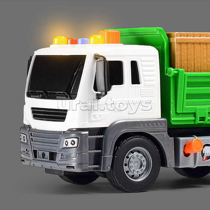 Машина "СтройВижн" 1:16 (свет, звук) в коробке