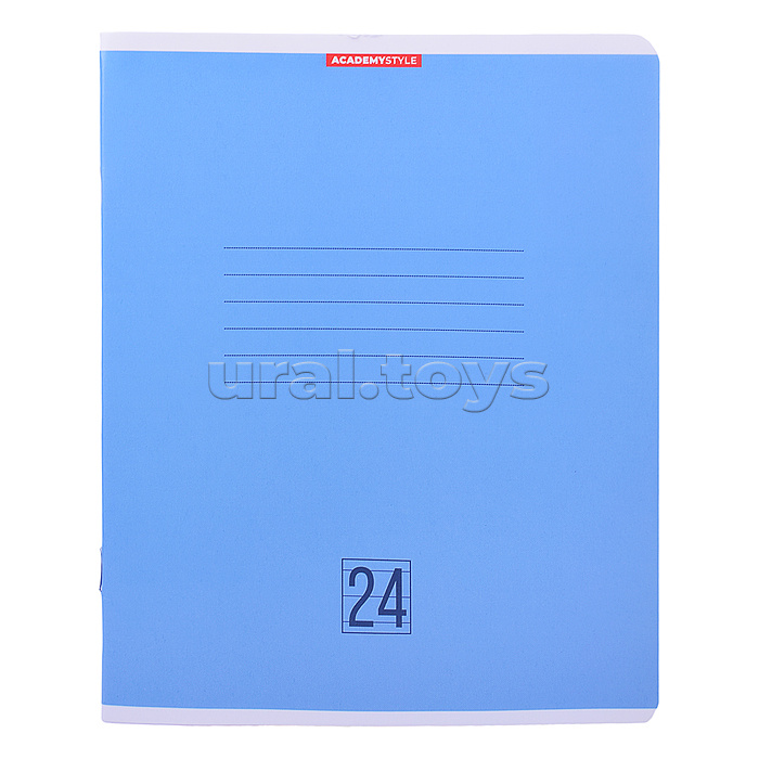 Тетрадь 24л А5 линейка Однотон (Микс)