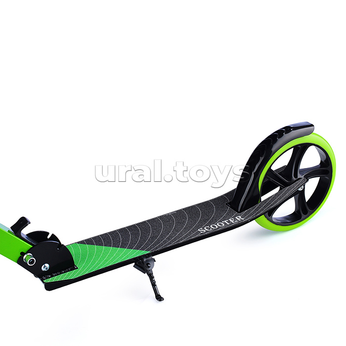Самокат 2-х кол., зеленый, колёса PU/200 мм., ABEC 7, в коробке