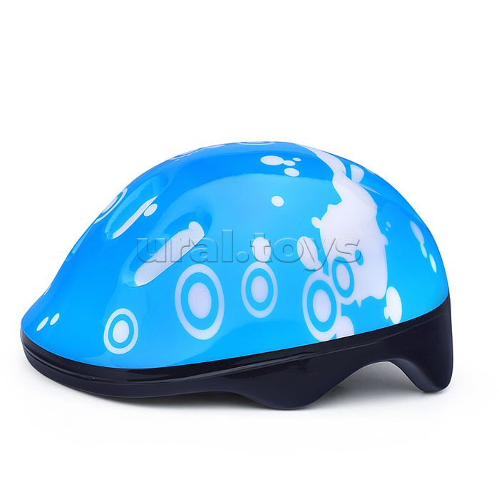 Ролики детские, размер M, синие (со шлемом и защитным снаряжением)