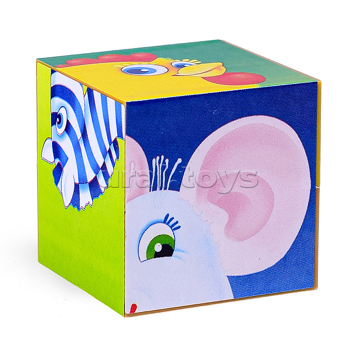 Кубики в картинках 04 Сказочные герои ( из 4-х штук)