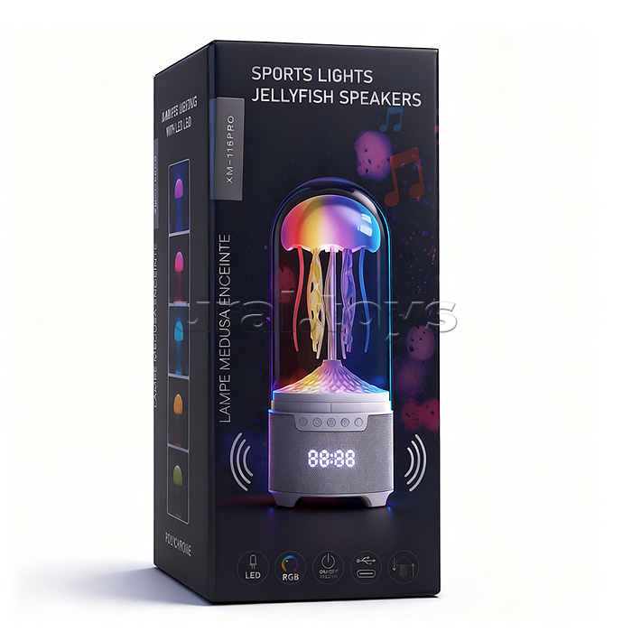 Светильник-колонка "Океанический пульс" в коробке