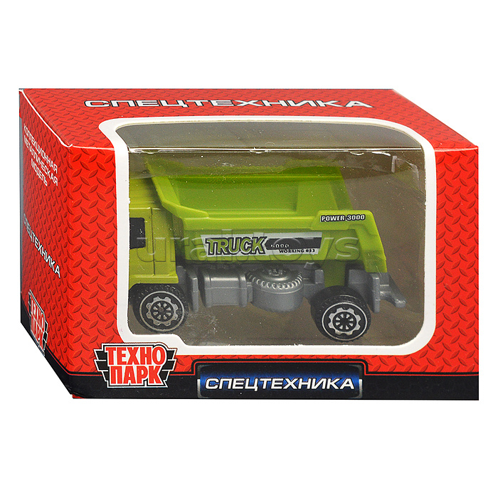 Машина металл Спецтехника 7,5 см, в ассорт, дисп., в коробке