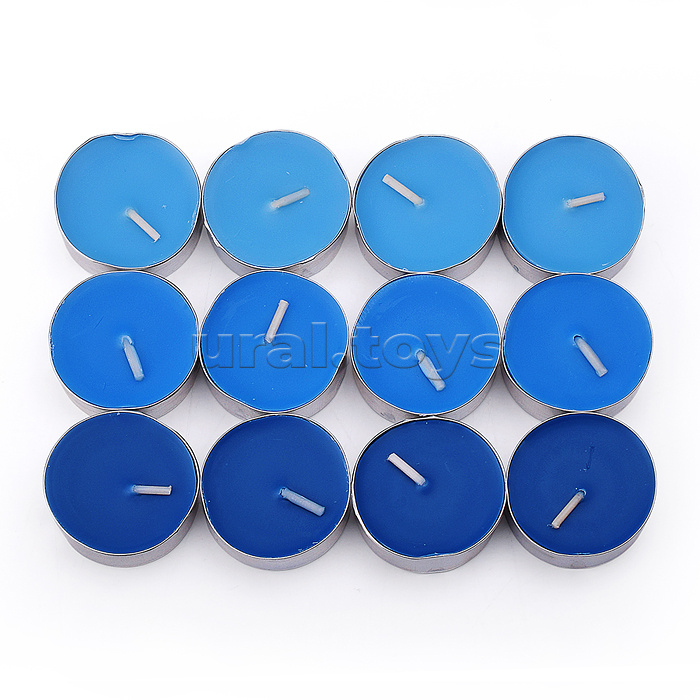 Набор арома свечей (В ассортименте: ваниль/клубника/апельсин/роза/лимон/яблоко/черника/лаванда (12шт.)