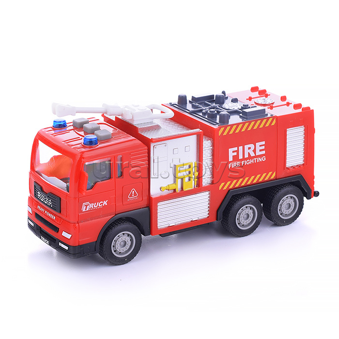 Машина "Пожарная" пенного тушения (свет, звук) в коробке Машина "Пожарная" пенного тушения (свет, звук) в коробке