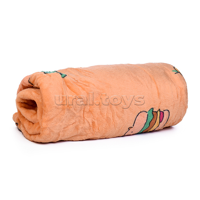 Мягкая игрушка "Капибара" с пледом