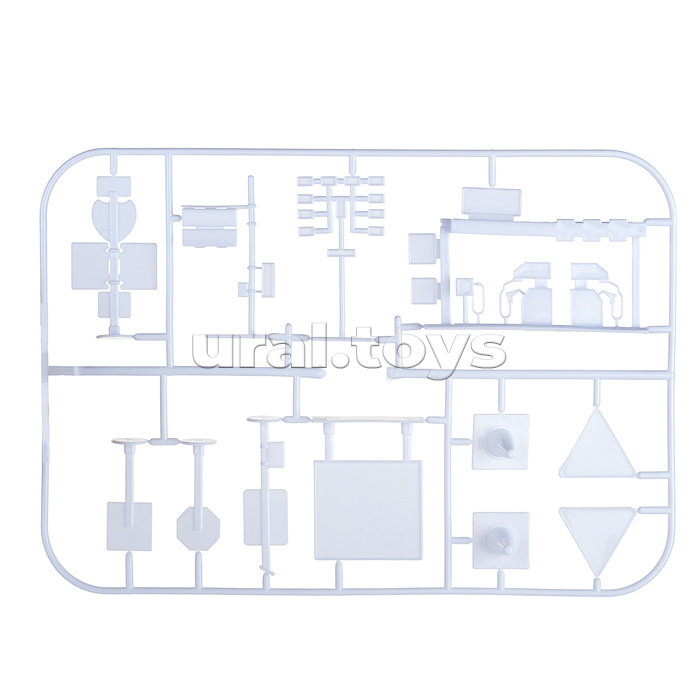 Игрушка пластик UAZ Автопарковка (2 машин.., 2 эт., гар., лифт, заправ.,) в коробке