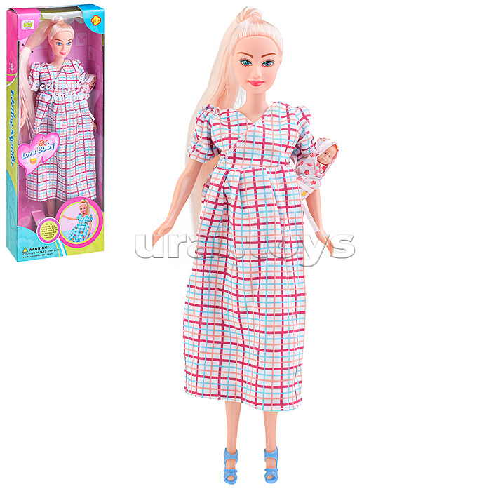 Кукла беременная с младенцем