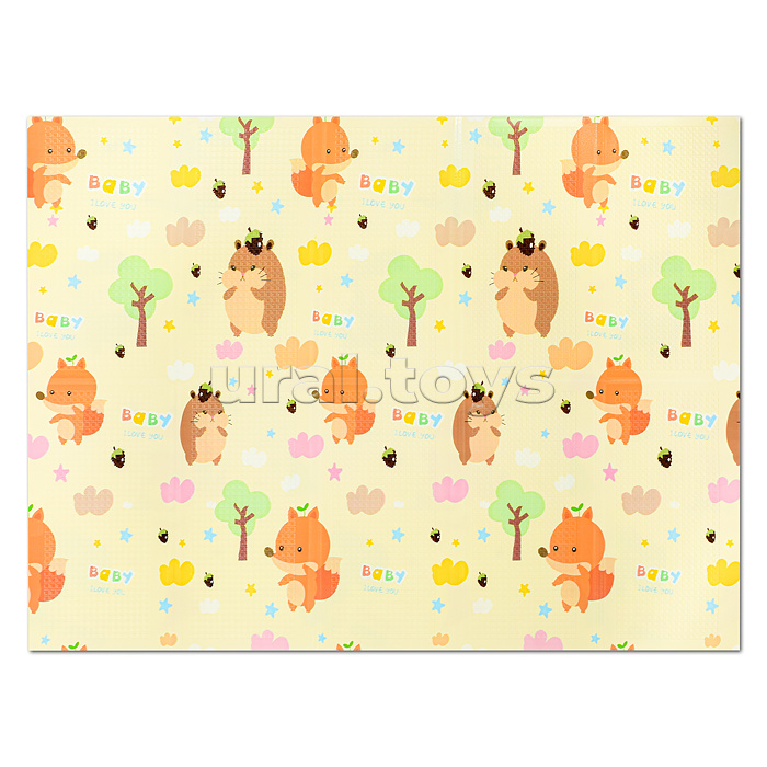 Коврик развивающий "Такие разные животные" (150*200*0.6 см.)