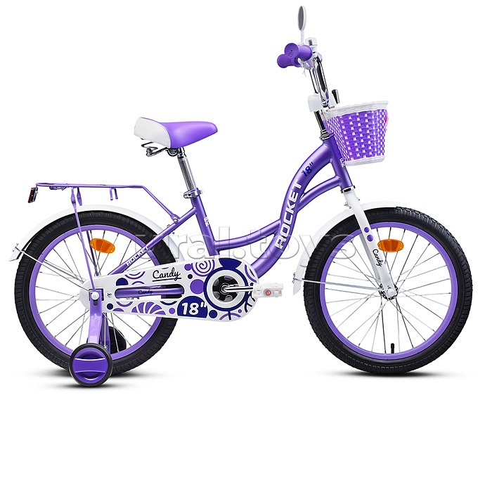 Велосипед 18" Rocket Candy, цвет фиолетовый