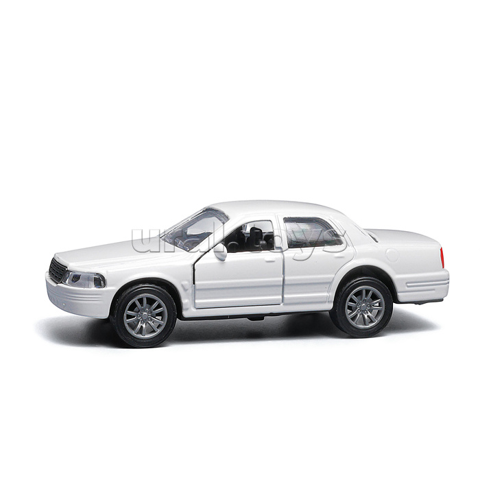 Серебристая инерционная машинка вид С die-cast , 1:32