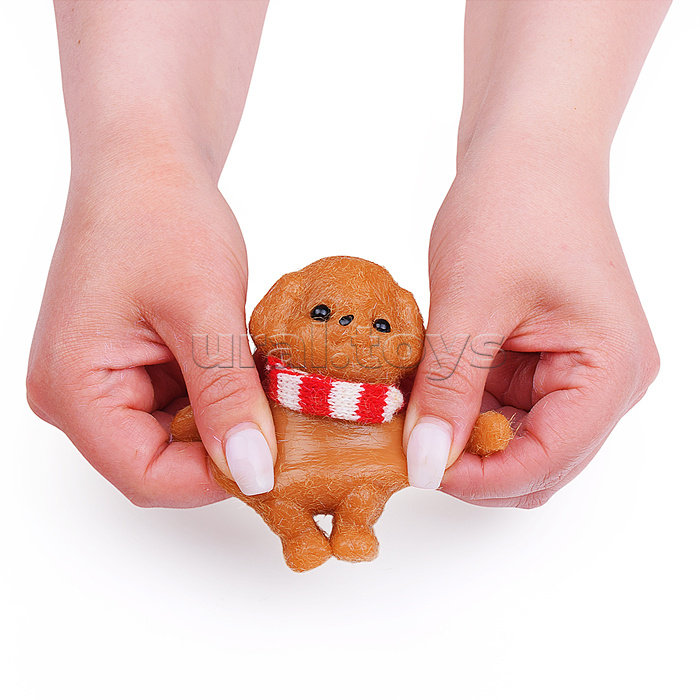 Игрушка-антистресс "Мишка с шарфом"