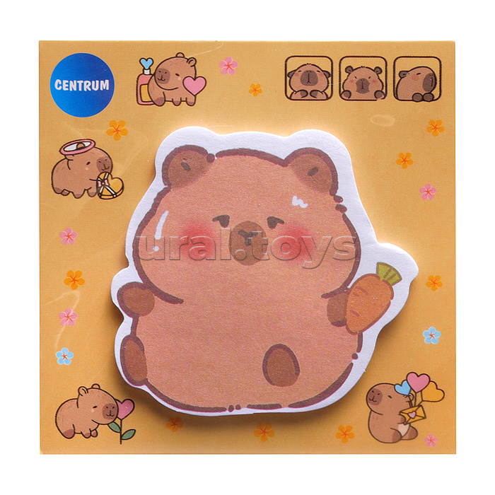 Стикеры "Капибара" набор 30 л. 85х85 мм