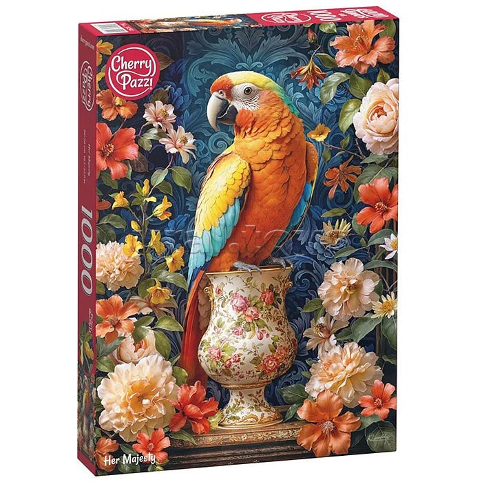 Пазлы 1000 "Роскошный попугай"