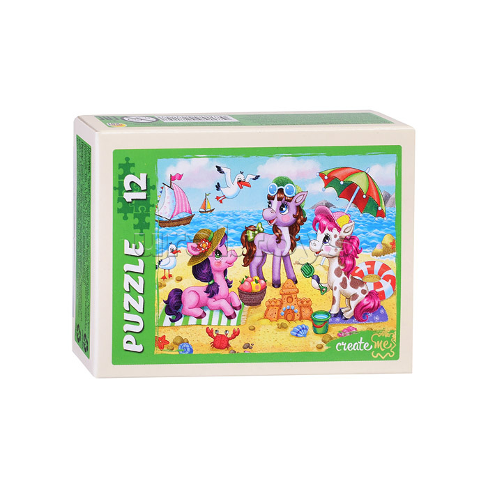 Пазлы 12 "Королевство пони № 3"