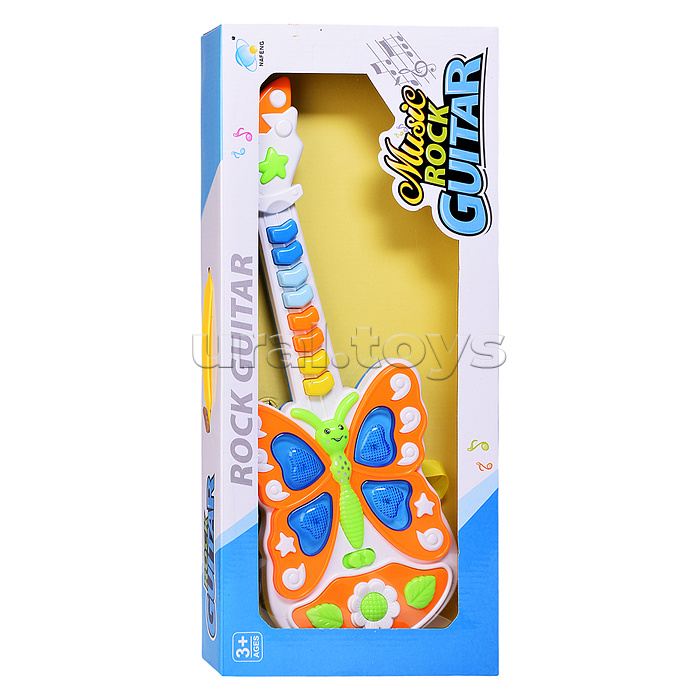 Гитара "Яркая бабочка" в коробке