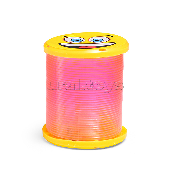 Игрушка-пружинка "Радостный смайлик"