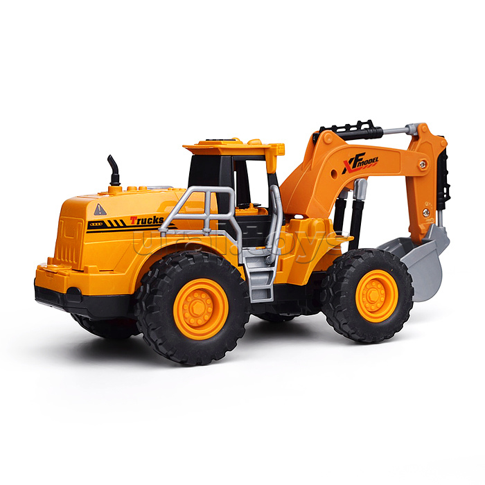 Машина  на Р/У, 27 MHz "Ковшевик" в коробке