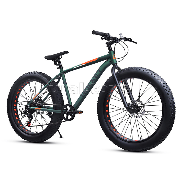 Велосипед 26" Rocket Fat 26, цвет хаки, размер 18"