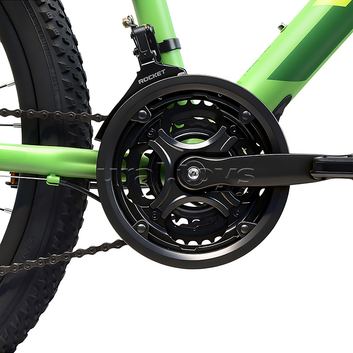 Велосипед 24" Rocket Aries 2.0 , цвет зеленый, размер 13"