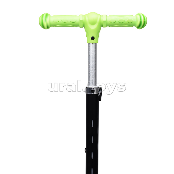 Самокат трёхколёсный ROCKET светящиеся колеса PU, дека, рулевая стойка, цвет зелено-синий