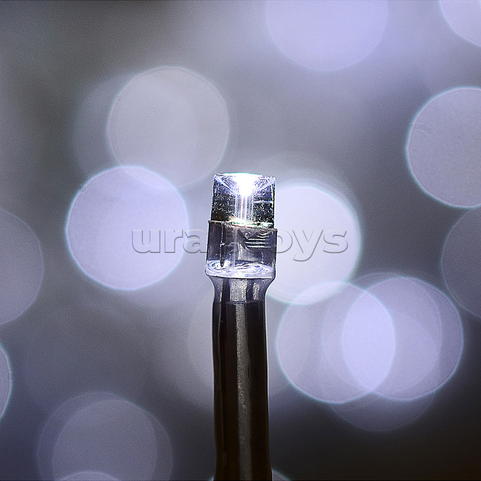 Электрогирлянда светодиодная 3 м, 96 ламп, холодный в пакете