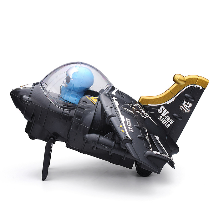 Самолет "Истребитель" на батарейках, в коробке