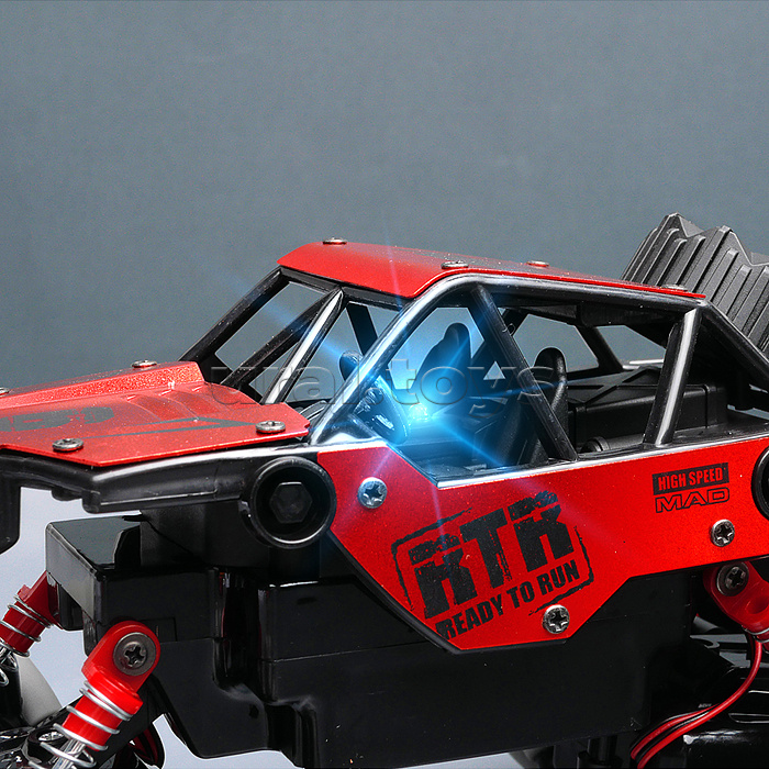 Машина "Шестиколесный Монстр" р/у, 27 MHz,в  коробке