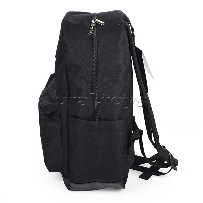 Рюкзак "Limited Edition. Uno"подростковый 40x30x14 см (14 л) вес 300 г, 1 отделение на молнии, 1 передний карман на молнии, 2 боковых на резинке с регулировкой объема, с отделкой из искусственной кожи до -40C, черный