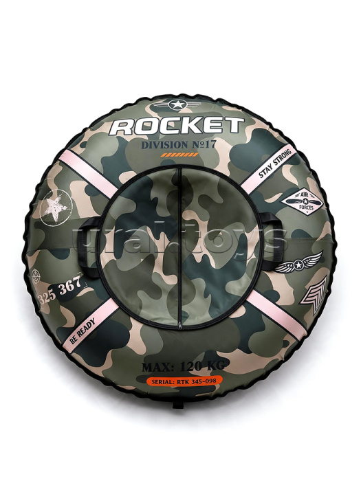 Тюбинг ватрушка ROCKET "Милитари" 110 см