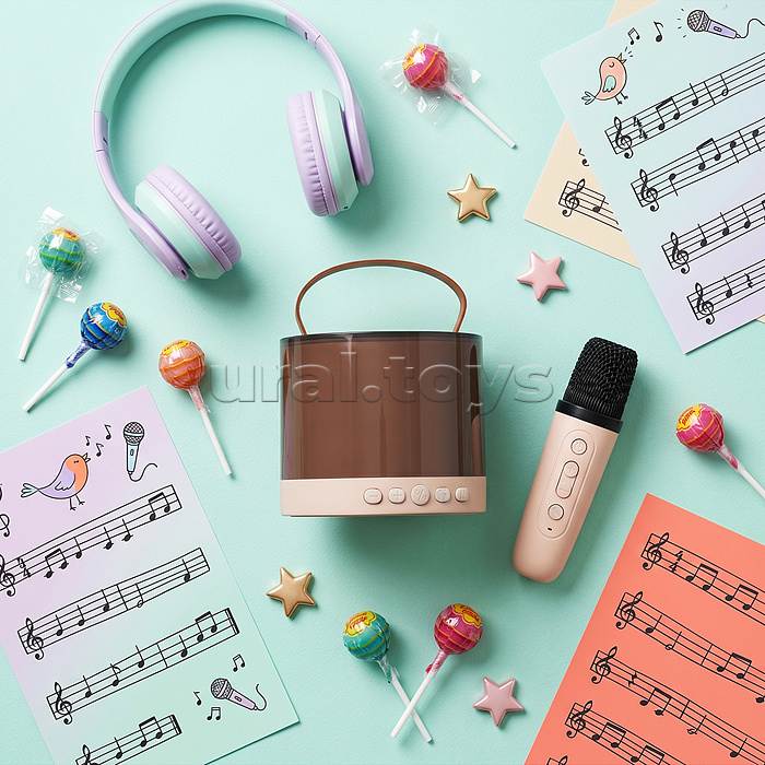 Караоке - центр игрушечный "Петь и зажигать" в коробке