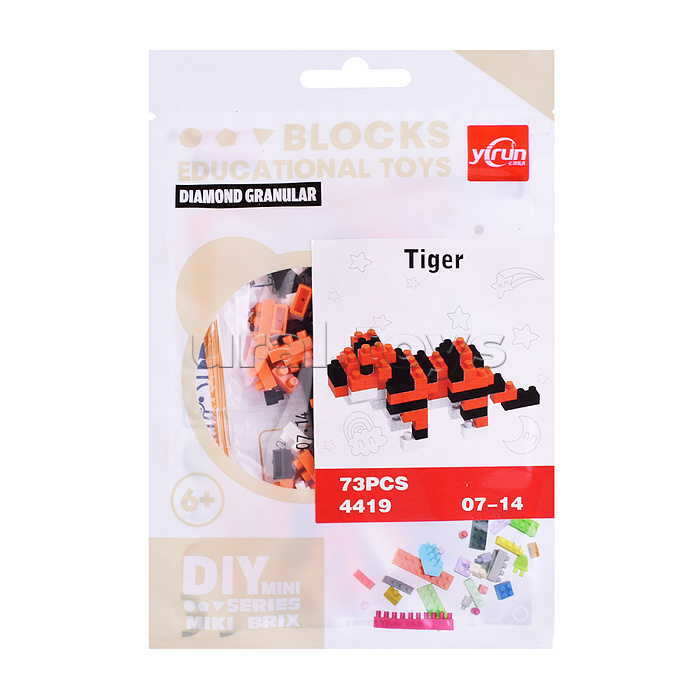 Конструктор "Животные" в ассортименте, в пакете