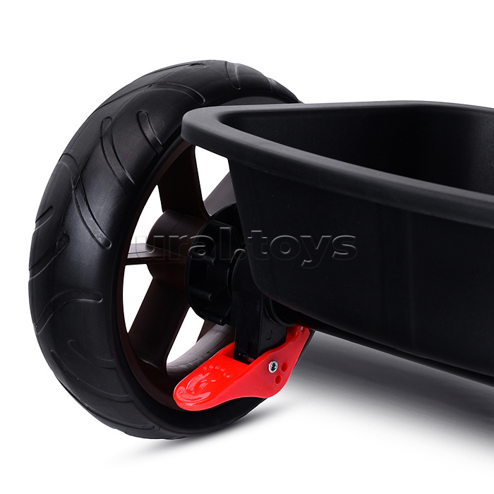 Велосипед трехколесный Rocket 136-BR, колеса EVA 10"/8", цвет коричневый