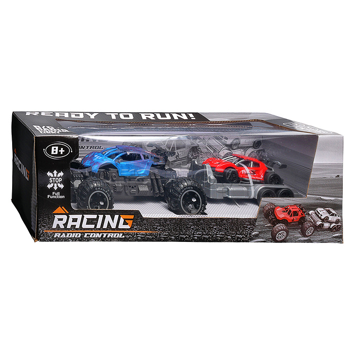 Машина "Вездеход с прицепом 2" р/у, 27 MHz, в коробке