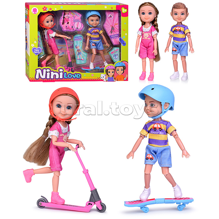 Кукла с аксессуарами "Rider girl" в коробке