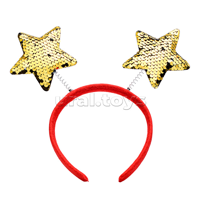 Ободок карнавальный "Зведочки-рожки"