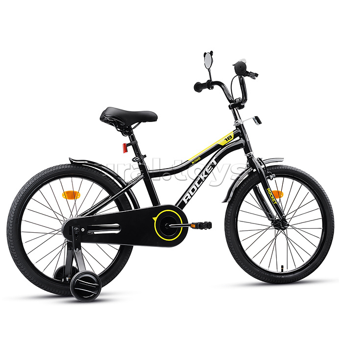 Велосипед 18" Rocket Kind, цвет черный